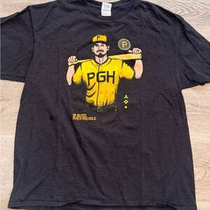 Pittsburgh Pirates Bryan Reynolds City Connect Delta T-Shirt Stadium Giveaway